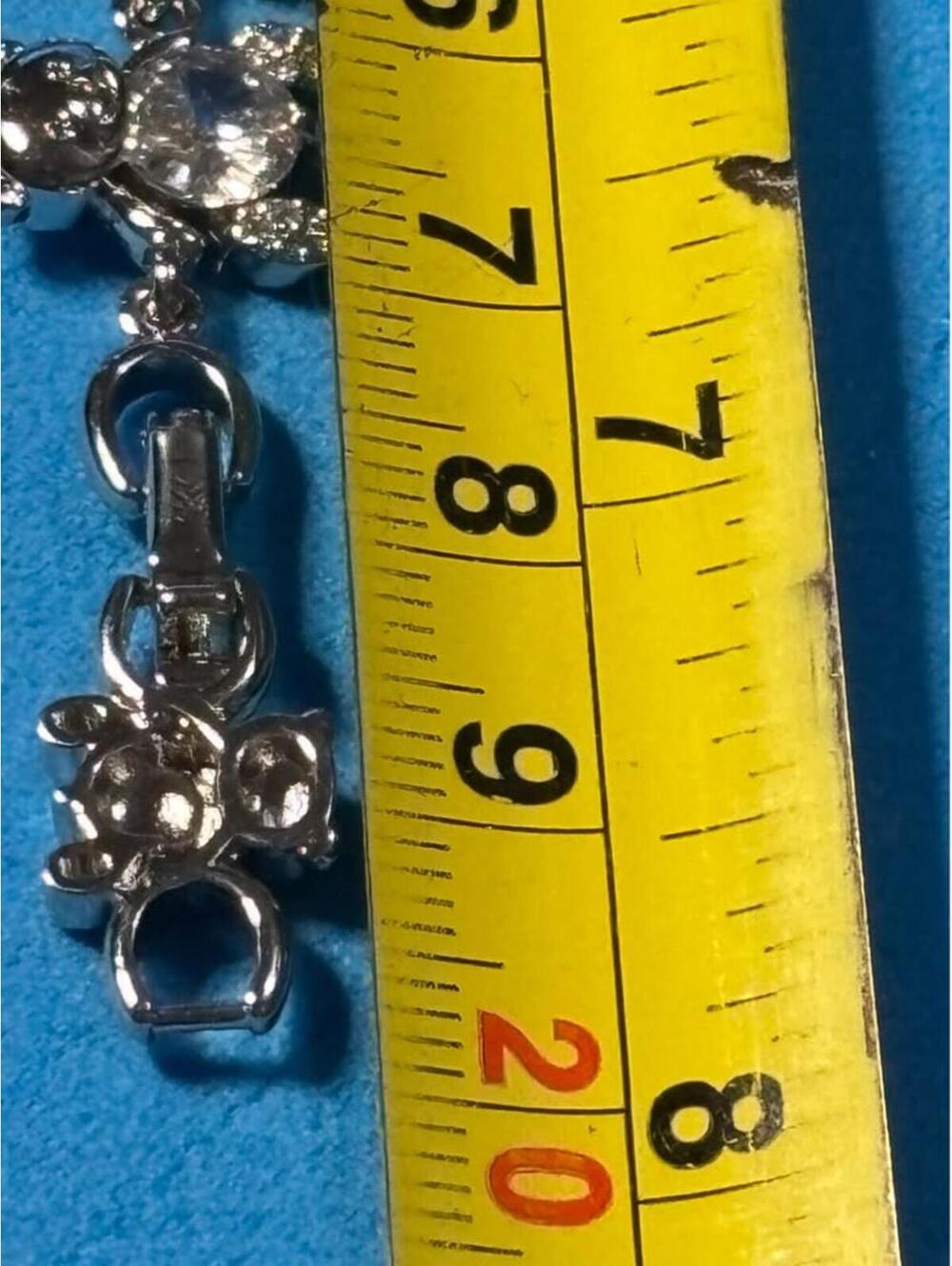 Silver Teddy Bear Crystal Bracelet - Picture 7 of 7